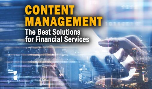 Content Management Solutions for Financial Services