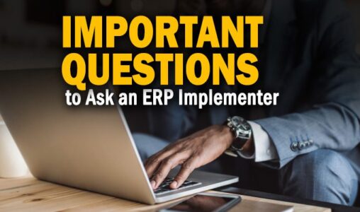 Questions to Ask an ERP Implementer