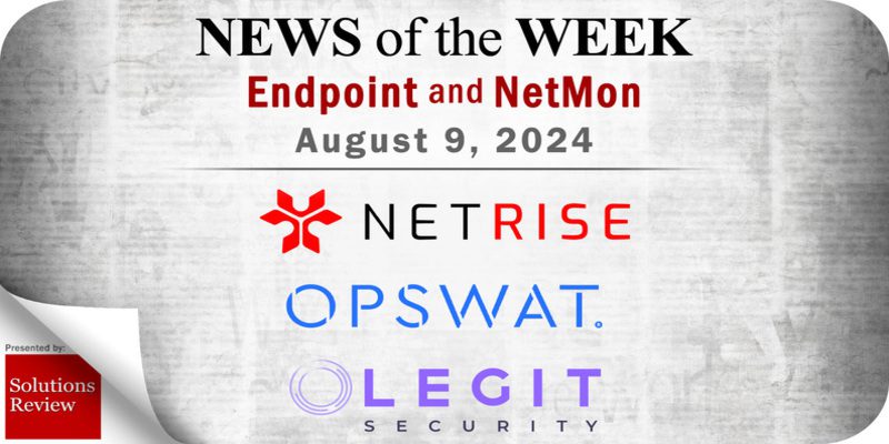 Endpoint Security and Network Monitoring News for the Week of August 9