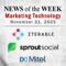 Top MarTech News From the Week of November 21st