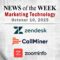 Top MarTech News From the Week of October 10th