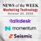 Top MarTech News From the Week of October 24th