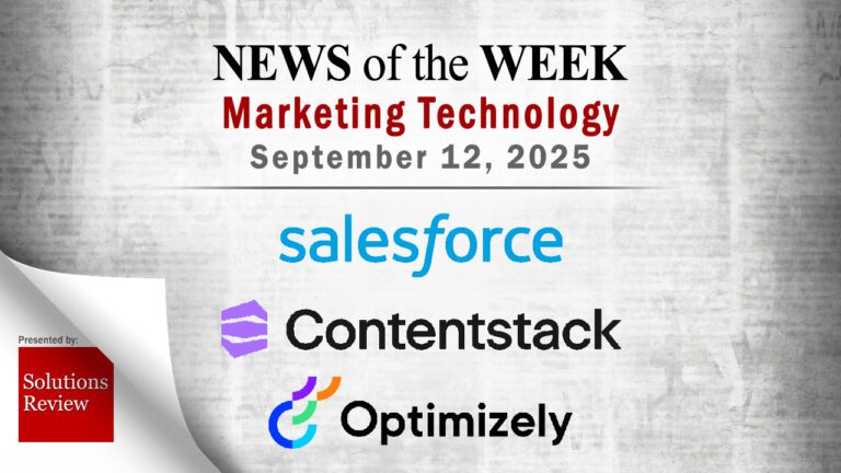 Top MarTech News From the Week of September 12th